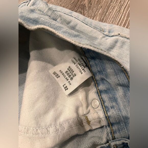 Levi’s 505 Regular Fit Jean Short sz 32 - Picture 3 of 4